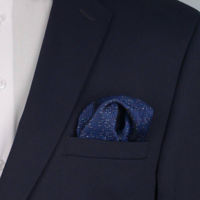 Бабочка мужская с платком 0035